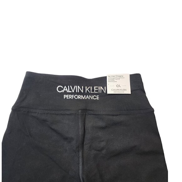 Calvin Klein Performance Jumbo-Logo High Waist Leggings Size‎ Small - Picture 9 of 13